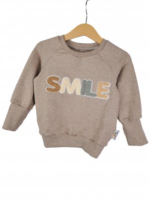 Pullover Smile-Patch sand