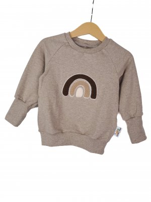 Pullover Regenbogen braun/sand