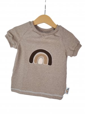 T-Shirt Regenbogen braun/sand