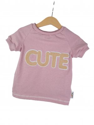 T-Shirt Cute-Patch rosa