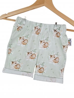 Kurze Shorts Fuchsbaby mint