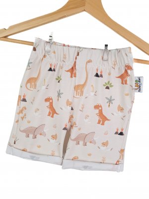 Kurze Shorts Dinos beige