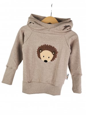 Hoodie Igel-Patch sand