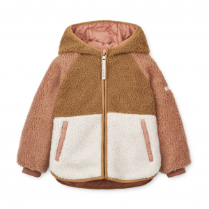 Liewood Jackson Wendbare Fleece-Jacke tuscany rose mix