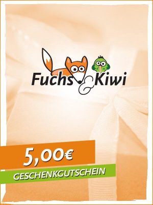Gutschein 5 € - Fuchs & Kiwi