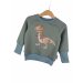 Pullover Dino-Patch altmint