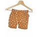 Kurze Shorts Musselin Leo senfgelb