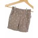 Kurze Shorts Musselin Blätter taupe 86/92