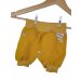 Kurze Hose Musselin Blumen senfgelb 74/80