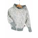 Sweatjacke Feinripp Eukalyptus 86/92 doppellagig