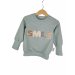 Pullover Smile-Patch mint