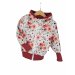 Sweatjacke Feinripp Rosentraum