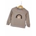 Langarmshirt Regenbogen braun/sand