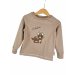 Langarmshirt Triceratops-Patch sand