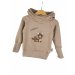 Hoodie Triceratops-Patch sand