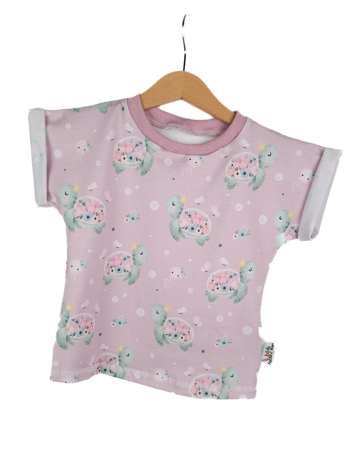 Shirty Schildkröte rosa 86/92