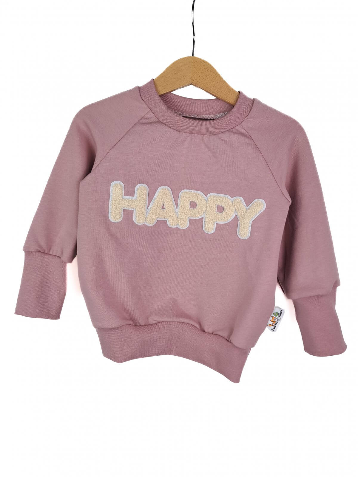 Pullover Happy-Patch altrosa