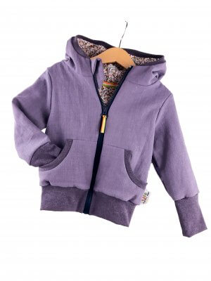 INDIVIDUELL LEINENJACKE flieder