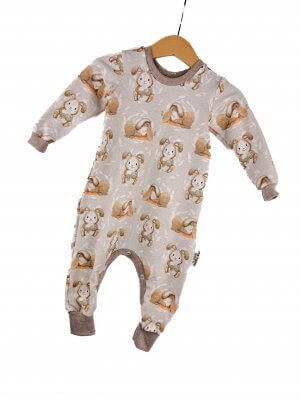 Einteiler Häschen beige