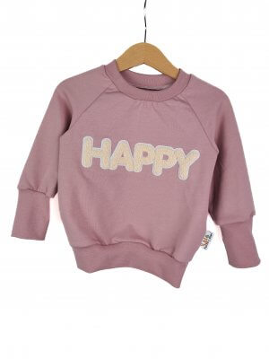 Pullover Happy-Patch altrosa 86/92