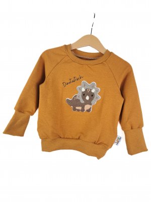 Pullover Triceratops-Patch zimt