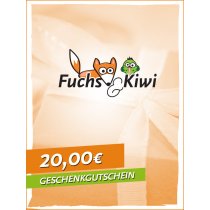 Gutschein 20 € - Fuchs & Kiwi