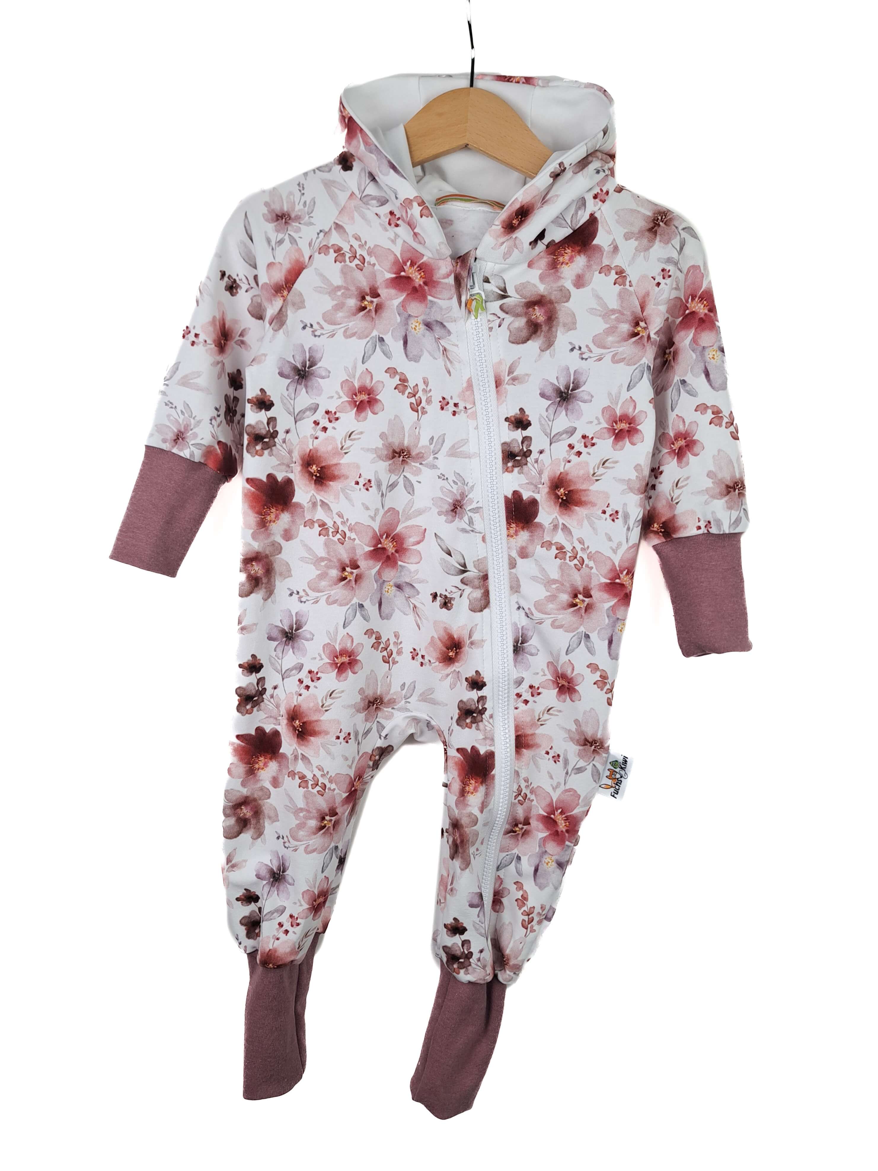 Sweatoverall Blumenmeer 62/68