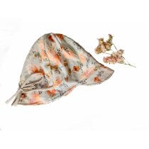 Sommerhut Musselin Blumenliebe beige XS