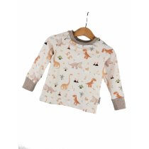 Langarmshirt Dinos beige