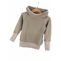 Hoodie Feinstrick beige