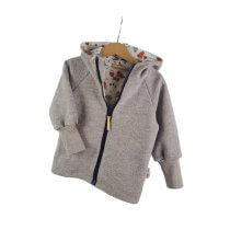 Walkjacke sand meliert