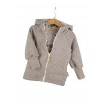 Walkjacke sand meliert mit Bauernhof sand