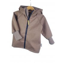 Softshelljacke braun meliert