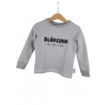 Langarmshirt Blödsinn all Day long-Patch