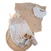 Musselin Blumen sand Outfit 2