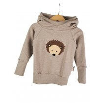 Hoodie Igel-Patch sand