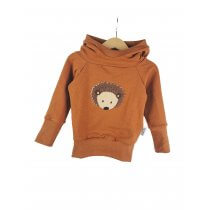 Hoodie Igel-Patch rost