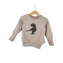 Pullover T-Rex-Patch khaki/sand 86/92 