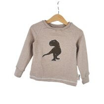 Langarmshirt T-Rex-Patch Khaki/sand 86/92 