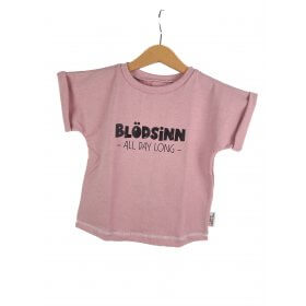 Shirty Blödsinn all Day long-Patch rosa